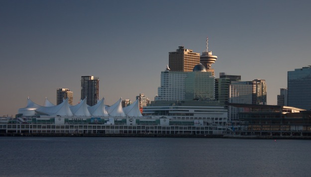 Canada Place (white 'sail' topped buildings)